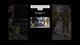 Download lagu Vin Diesel reaction when Paul walker passed away  #shorts mp3