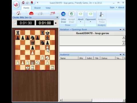 Play chess 2-min Game 7 White 2. Bg5 vs Dutch defence 1-0