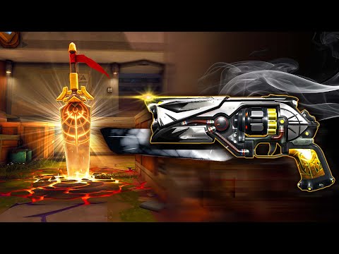 발로란트 최초로 총검이 달린 꿀잼 스킨이 나왔습니다  [신스킨 에이몬디어 세트 리뷰 + 요원 업데이트 체감]