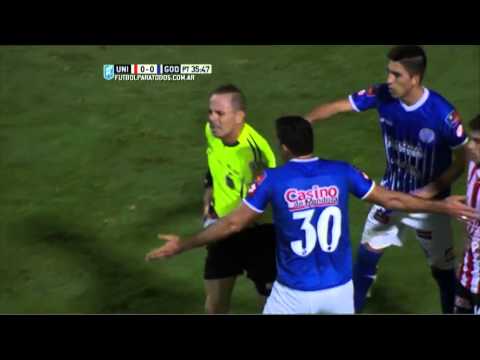 Una expulsión que generó confusión. Unión 0 Godoy Cruz 0. Fecha 14.Torneo Primera División 2015.FPT