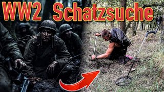 Wald Schatzsuche im WW2 Schützengraben mit Metalldetektor 👨‍🦯 (Suche nach verbor