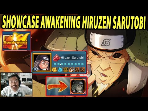 🔥🔥SHOWCASE AWAKENING HIRUZEN SARUTOBI [TERLALU OPER POWER]  - NARUTO NINJA REBIRTH HOTTEST