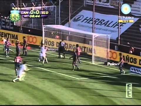 Primero de Lanús: ST 9' Castillejos.