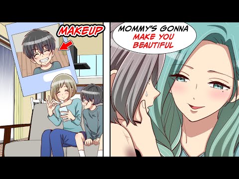 After doing halloween makeup for my son, his teacher shows up concerned... Then... [Manga Dub]