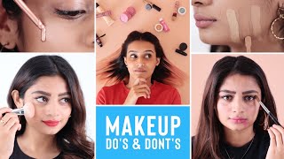 Makeup DO'S & DONT'S For Beginners | Glamrs Beauty Hacks
