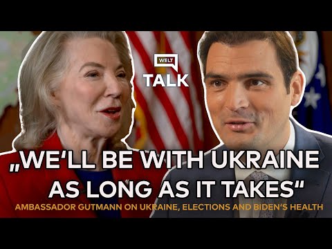 Video Thumbnail: AMBASSADOR GUTMANN: "We'll be with Ukraine as long as it takes" - Gutmann on war, elections & Biden