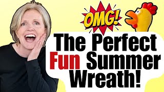 The PERFECT FUN Summer Wreath With Dollar Tree TOYS