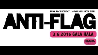 Anti Flag - Sky Is Falling @ Gala Hala (Ljubljana) live 3.6.2016