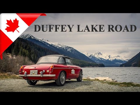 DRIVING in DUFFEY LAKE ROAD, Province of British Columbia, CANADA 4K