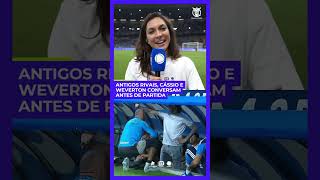 Cássio e Weverton trocaram algumas palavras antes da partida entre Cruzeiro e Grêmio #Shorts