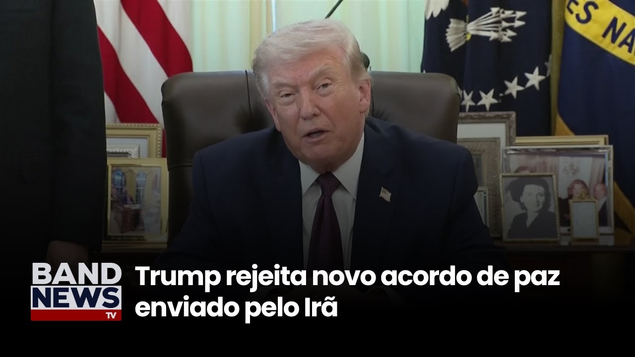 Trump rejeita novo acordo de paz enviado pelo Irã | BandNews TV