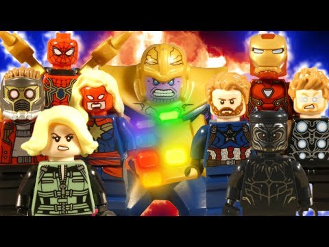 LEGO AVENGERS INFINITY WAR THE MOVIE - MARVEL STOP MOTION
