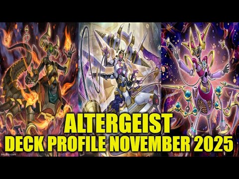 ALTERGEIST DECK PROFILE (NOVEMBER 2025) YU-GI-OH!