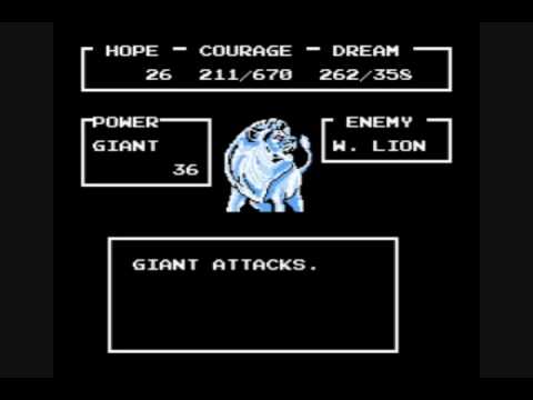 SPOILER: Legend of the Ghost Lion (NES) - final boss battle + ending