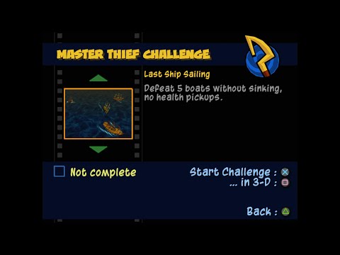 SLY 3: HONOUR AMONG THIEVES | Master Thief Challenge - Last Ship Salling (PS2/PS5)
