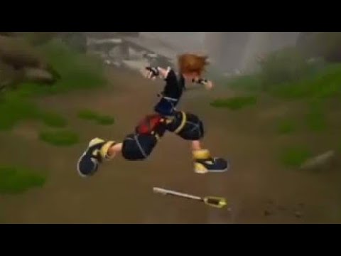 Sora's keyblade ride slide attack! - Kingdom Hearts 3