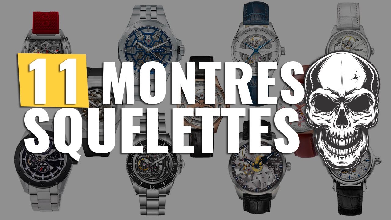 Les Meilleures Montres Squelettes Automatiques (De 200 à 1500€)