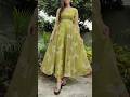 Organza Frock Cutting And Stitching Meesho Frock Cutting Stitching Designing Viral Shorts Reels
