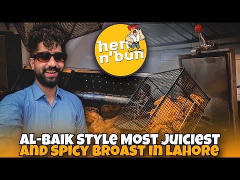 Produção completa de broast injetado estilo saudita Al-Baik em Lahore || HEN N’ BUN