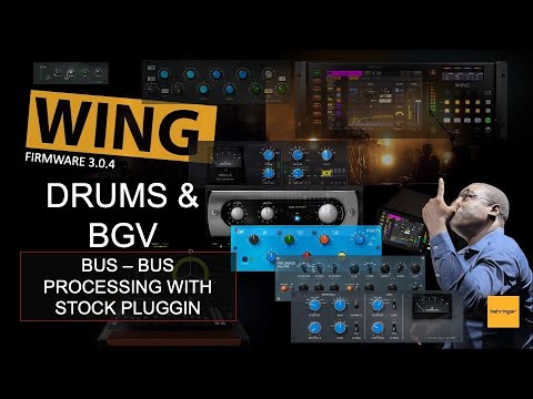 How to Mix Drums & BG Vocals Bus | Stock Pluggin from WING | MultiTracks from @PreyeOdede