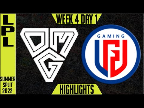 OMG vs LGD Highlights | LPL Summer 2022 W4D1 | Oh My God vs LGD gaming