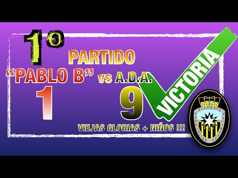 INTERSEMANAL 1º PABLO B VICTORIA 1 - 9 VIEJAS GLORIAS + LOS ENANOS (+MARTÍN + ÁNGEL)