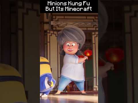 Karate Minions Scene But Its Minecraft 😂 | Minions The Rise of Gru Movie