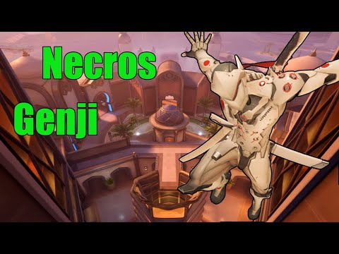 Necros Genji God 17k DMG - Grand Master Overwatch Gameplay Season 15