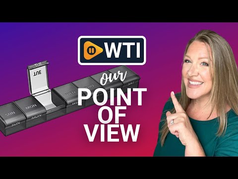 AUVON Black Weekly Pill Organizer - WTI product video review