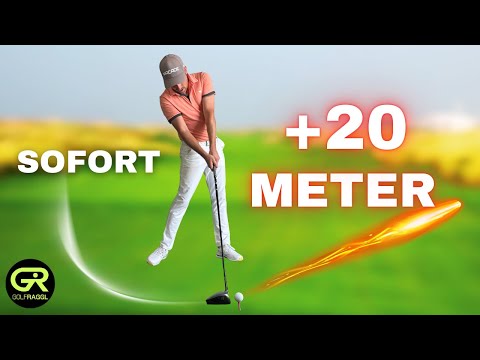 Hit the golf ball 20 meters further with the driver INSTANTLY – ANYONE can do it!