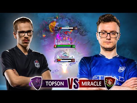 It's like Miracle 1vs9 Against TOPSON 's BEST HERO