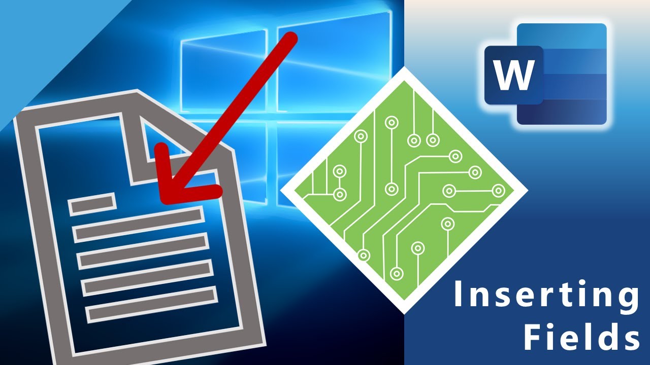 Inserting Fields in Microsoft Word!