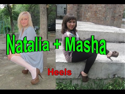 Lovely Ladies - sexy heels, high boots - #004: Natalia and Masha (Pumps + Clogs)