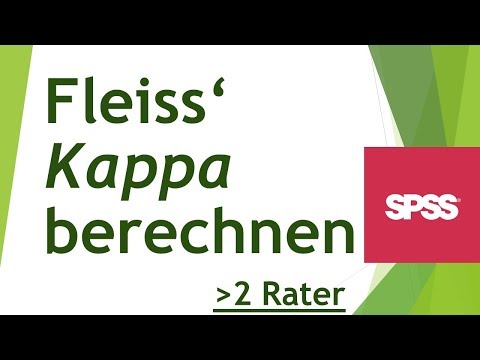 Fleiss' Kappa in SPSS (Version 25 und früher) berechnen -  Daten analysieren in SPSS (71)