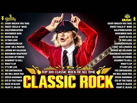 Top 500 Classic Rock Songs Of All Time - ACDC, Pink Floyd, Eagles, Queen, Def Leppard, Bon Jovi, U2