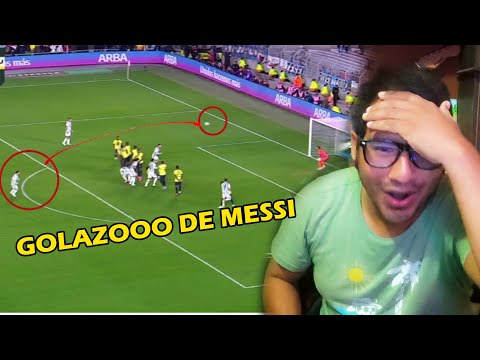 Argentina vs Ecuador 1-0 | REACCIÓN DE Peruano |Golazo de Messi de tiro libre