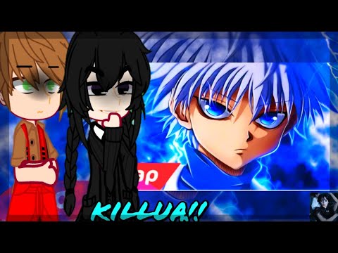 Wandinha reagindo ao rap do killua 7minutoz |gacha club