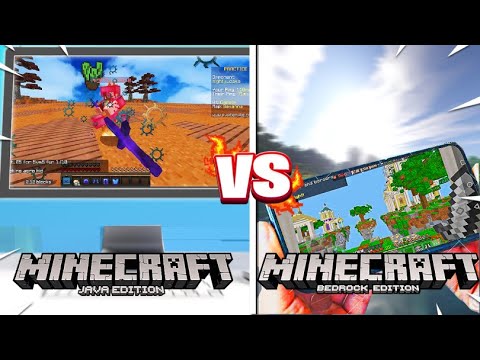 Minecraft Java and Bedrock PvP Differences