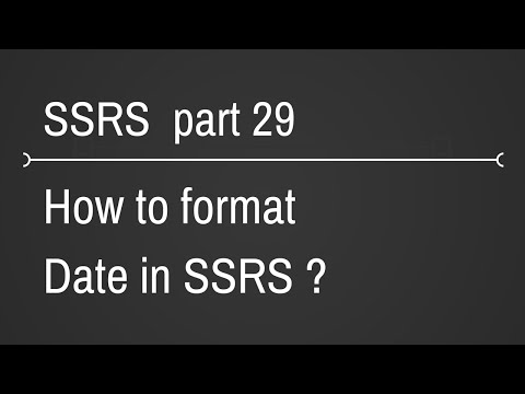 SSRS Format Date Part 29