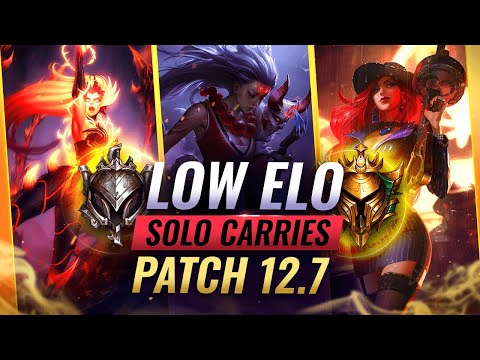 OP Carries to ESCAPE LOW ELO in Patch 12.7 - League of Legends