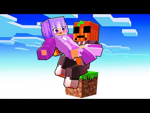Jardred y Kara en UN BLOQUE de Minecraft!