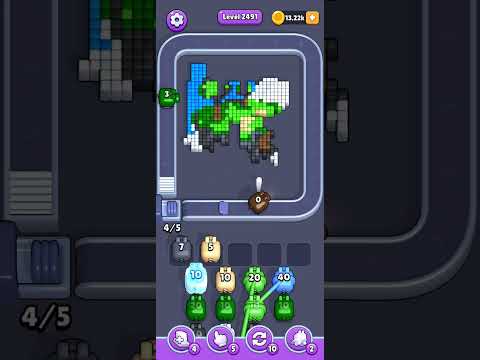 Pixel Flow Level 2491 Walkthrough