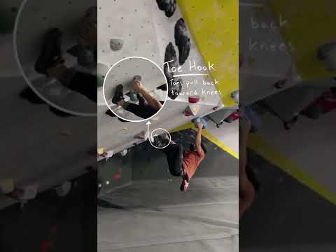 Climb Overhangs Efficiently! (3 Techniques!) #shorts