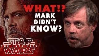 Mark Hamill NEVER Knew About Luke's Fate in The Last Jedi? (Spoilers) | Star Wars The Last Jedi