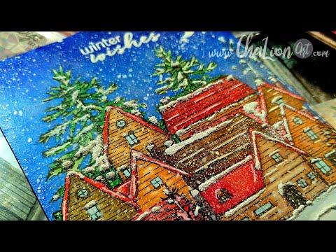Masking + Winter card