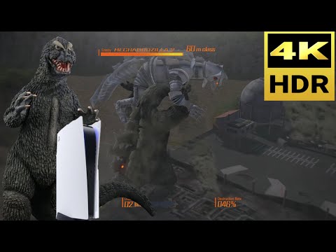 GODZILLA PS5 4K HDR - Showa Godzilla God of Destruction Full Walkthrough (Hard Mode)