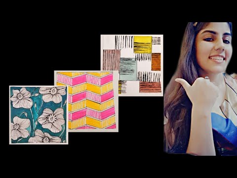 How to create prints for Fashion Illustrations | Floral Print | Geometric Print |Abstract Print