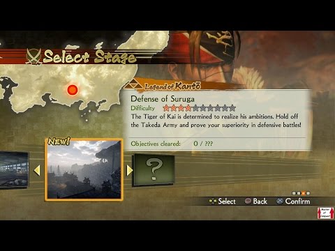 Samurai Warriors 4 Campaign Walkthrough (PS4) Legend of Kanto Part 3 - Defense of Suruga