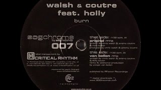 Walsh & Coutre ‎feat. Holly – Burn (Van Bellen Remix)