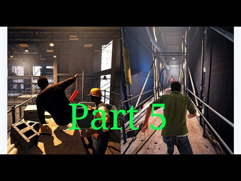 A Way Out Gameplay Walkthrough - Part 5 Construction Site Chase ( Ps4 Pro)